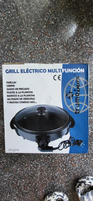 Grill Eléctrico Multifunción Usado 1 Vez