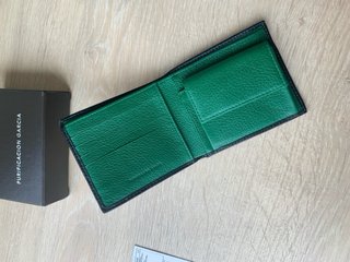 Cartera Purificación García Negra Hombre