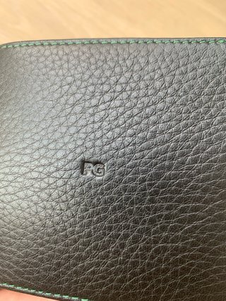 Cartera Purificación García Negra Hombre
