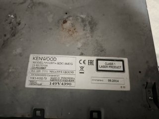 Radio CD Kenwood KDC-164U impecable para clásicos