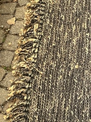 Tappeto Juta 260x175 Annodato a Mano 2 colore