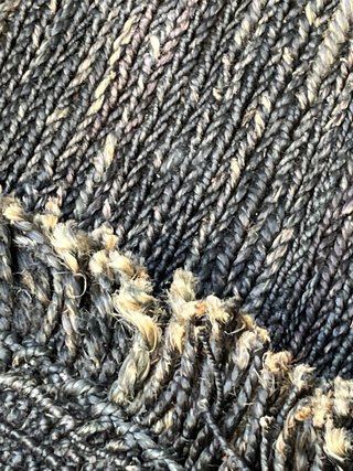 Tappeto Juta 260x175 Annodato a Mano 2 colore