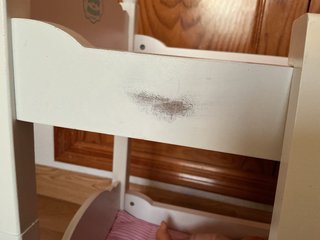 Cuna de muñecas de madera