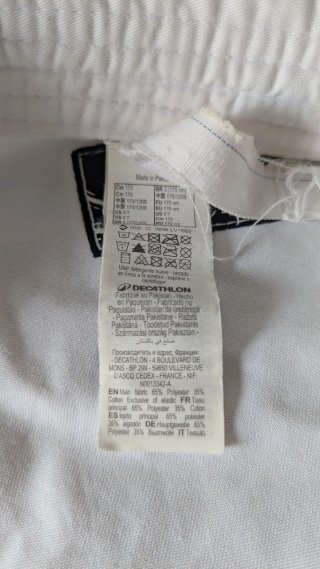 Kimono Karate/Judogi Judo Blanco + Cinturón Blanco