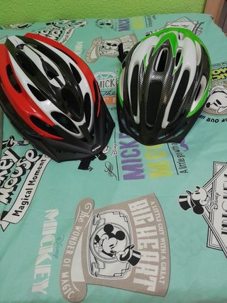 2 Pantalones y 2 Cascos Bici MANFINITY S