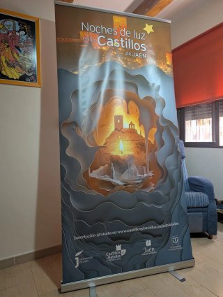 Roll up publicitario usado