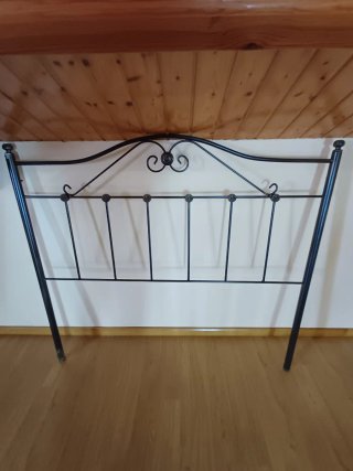 Cabecero de forja negro cama 1.35