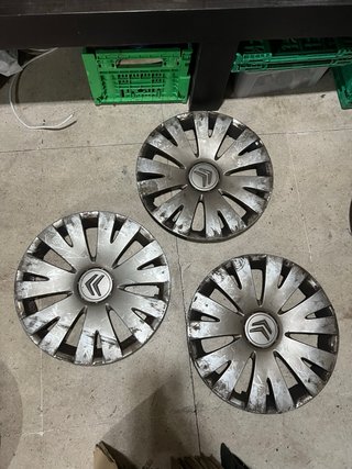 3 Tapacubos Citroën 15 Originales