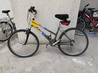 Bicicleta Amarillo/Azul Mujer