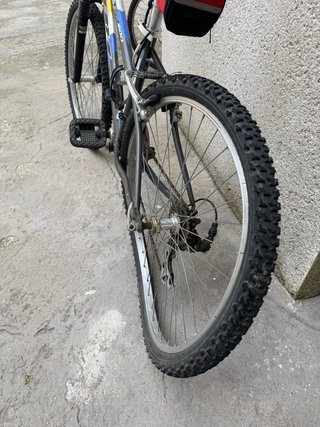Bicicleta Amarillo/Azul Mujer