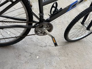 Bicicleta Amarillo/Azul Mujer
