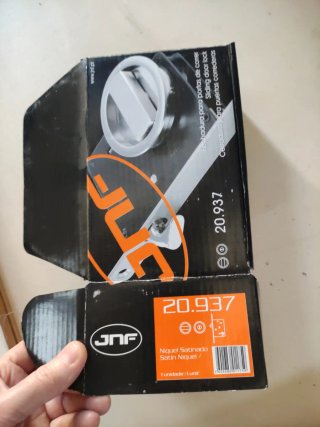 Cerradura Puerta Corredera Níquel Satinado JNF