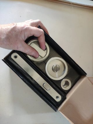 Cerradura Puerta Corredera Níquel Satinado JNF