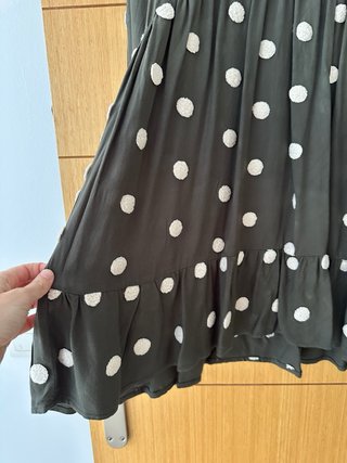 Vestido corto de lunares