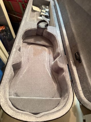 Funda de violín 4/4 azul/ gris