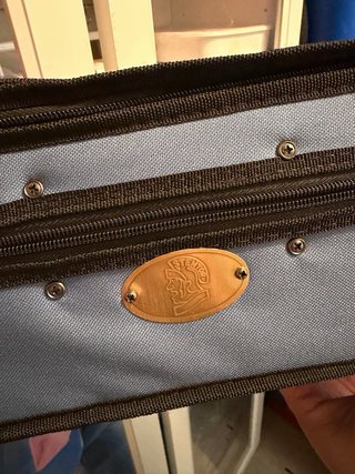 Funda de violín 4/4 azul/ gris