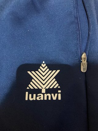 Pantalones deportivos Luanvi azules talla L