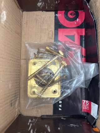 Cerradura Seguridad S90 FAG Dorada