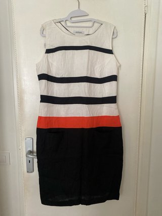Vestido Zalando Talla 46 Rayas