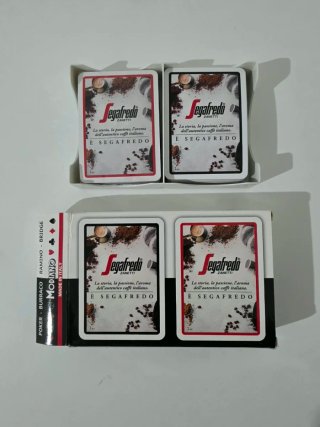2 Mazzi Carte Modiano Segafredo