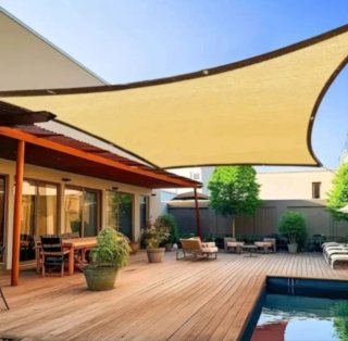 Toldo Vela Malla Rectangular 3X6