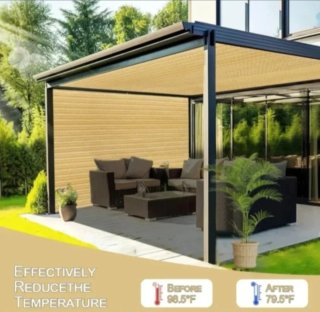 Toldo Vela Malla Rectangular 3X6