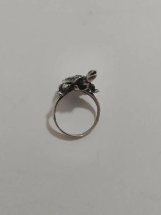 Anillo Plata de Lay super raro de una Tortuga