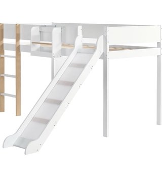 Cama alta infantil con tobogán