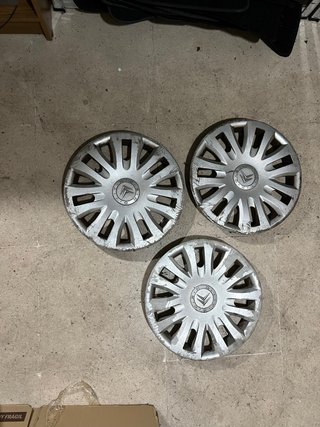3 Tapacubos Citroën 14 Originales