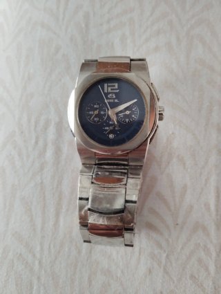 Reloj Breil Cronógrafo Azul y Plateado