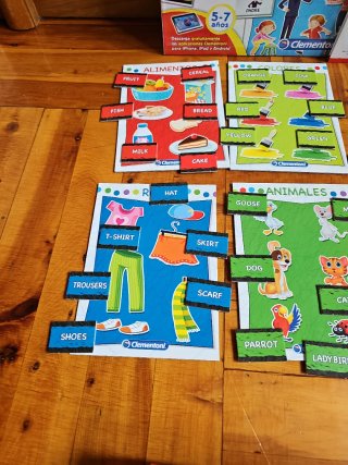 Juego Clementoni Aprendo Inglés 5-7 años