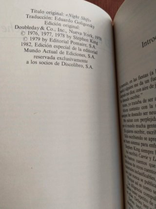 Stephen King - Carrie + El umbral de la noche