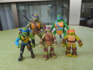 Lote Figuras Tortugas Ninja