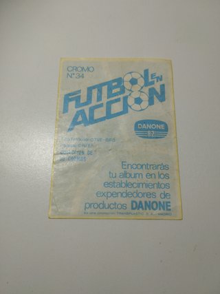 Cromos Pelé Danone 82