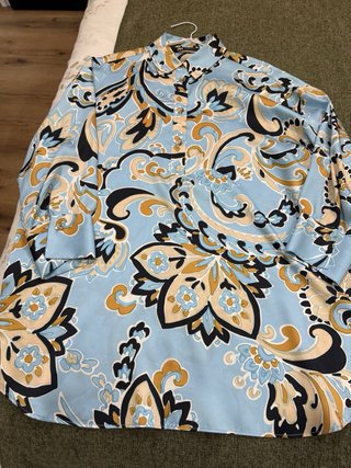 Conjunto Zara Blusa y Pantalón Estampado