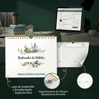 Rastreador de Hábitos: Organização Diária Elegante