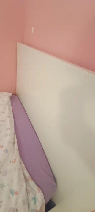 Cama individual blanca 90cm con cajones