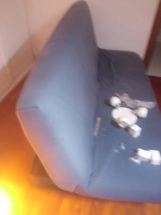 Sofá Cama Azul