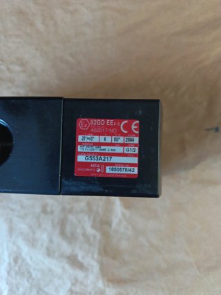 Valvola Pneumatica ASCO Joucomatic G553A005 10bar