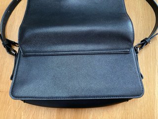 Borsetta Samsonite nera sintetica poliuretano