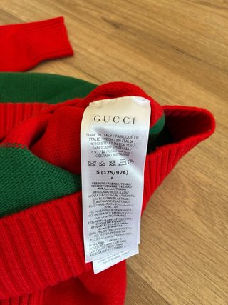 Jersey Gucci Lana Rojo y Verde Original