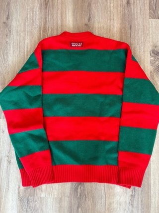 Jersey Gucci Lana Rojo y Verde Original
