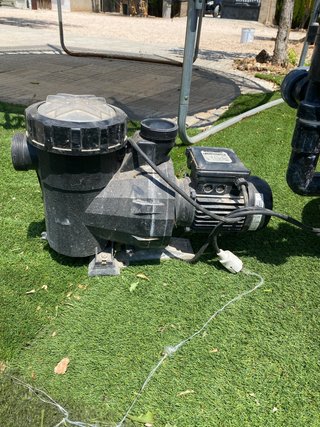 Depuradora Piscina Bomba Plástico Negra