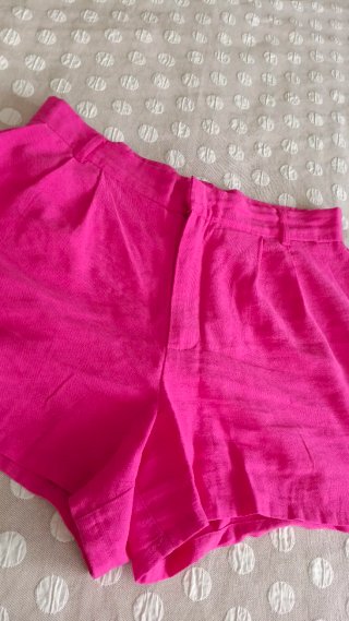 Pantalón corto rosa
