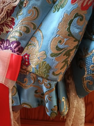 Traje Fallera Siglo XVIII con Zapatos