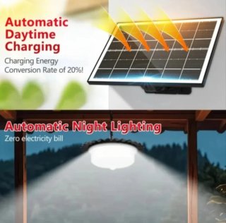 2 Lámparas Solares Colgantes 396 LED