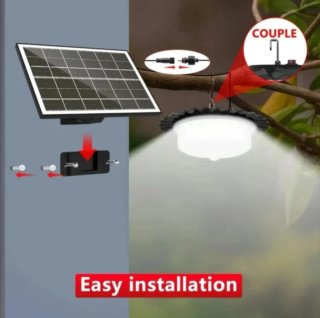 2 Lámparas Solares Colgantes 396 LED