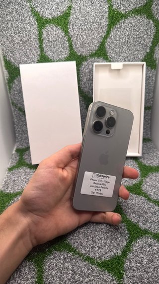 iPhone 15 Pro 128GB Grigio - Perfette Condizioni