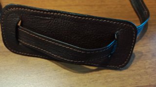 Borsello uomo in pelle marrone