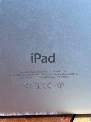 iPad Mini Wifi 2012 16GB Blanco